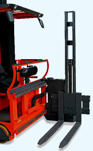 Standard MSG 320 turret on the EK series forklift